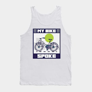 My Bike Spoke biking enthusiast. Tank Top